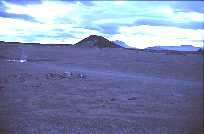 Our tent near to Dreki Hut, Askja