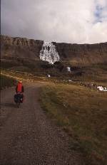 Approaching Dynjandifoss
