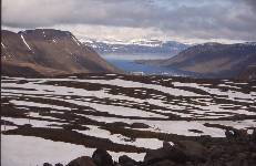 From the summit of the old-road pass to &Iacute;safj&ouml;r&eth;ur