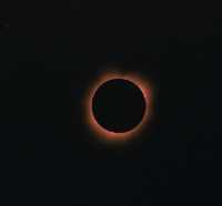 Prominences at totality