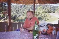 Julian after climbing the long hill out of Ranomafana