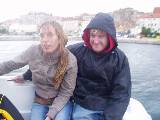 V & Mike on taxi boat