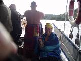 Debs after Krka River swim