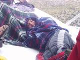 Dave in blanket