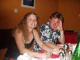 Deborah & Luke at the Big Fish meal