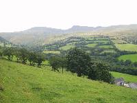 Looking up to Cefn Twrch from near Llyn y Fan Fach
