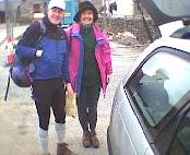 In Pen y Pass car park